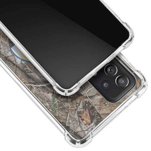 NFL Los Angeles Rams Realtree AP Camo Galaxy A72 5G Clear Case